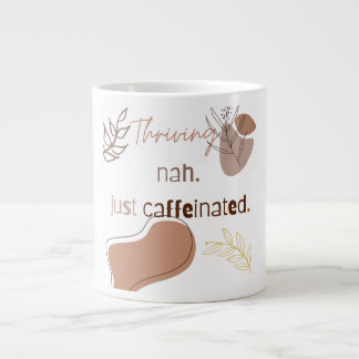 Grappige koffiemok voor vermoeide zielen grote koffiekop