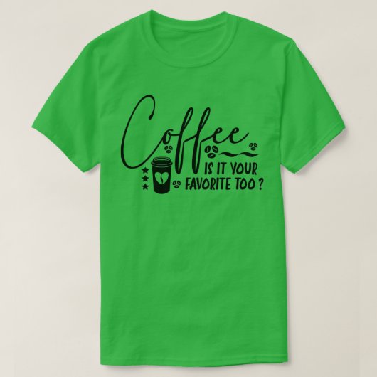 grappige koffieprijs voor koffieliefhebbers t-shirt (Design voorkant)