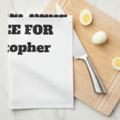 Grappige koffiesnob aangepaste naam heldere sarcas theedoek (Quarter Fold)