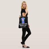 Grappige koffiesnob Eigen naam De enige echte koff Tote Bag (Op model)