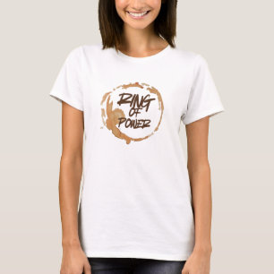 Grappige koffievlek voor koffieliefhebbers Citaat T-shirt