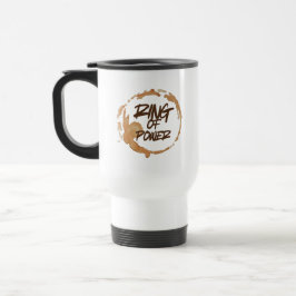 Grappige koffievlek voor liefhebbers van koffie Ci Reisbeker