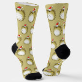 Grappige Kogelvis Kerst Sokken (Gebogen)