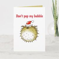 Grappige Kogelvis Kerstmis, Laat Mijn Zeepbel Niet