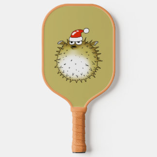 Grappige Kogelvis Kerstmis Pickleball Paddle