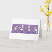 Grappige kok (Blank) Kaart (Gele Bloem)