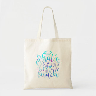 Grappige koken lunchdame wat is er voor lunch tie- tote bag