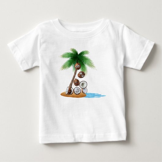 Grappige Kokosnoot Chaos - Humoristische Palm Tree (Voorkant)