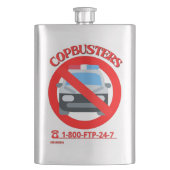 grappige kolf "COPBUSTERS 2" Flacon (Voorkant)