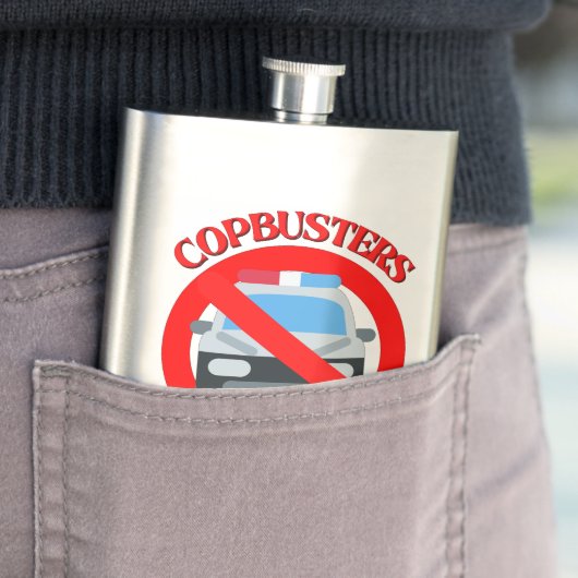grappige kolf "COPBUSTERS 2" Flacon (Voorbeeld)