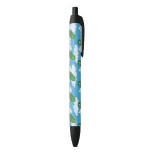 Grappige Komkommer Augurken Voedsel Humor Fantasie Zwarte Inkt Pen