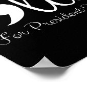 Grappige komma La Harris voor President 2024 Poster (Hoek)