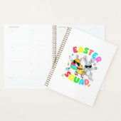Grappige Konijn Ei Kuiken Paas Team Dag Mannen Planner (Display)
