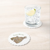 Grappige konijnen. Potloodtekening Kartonnen Onderzetters (Insitu)