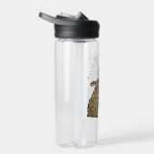 Grappige konijnen. Potloodtekening Waterfles (Rechts)