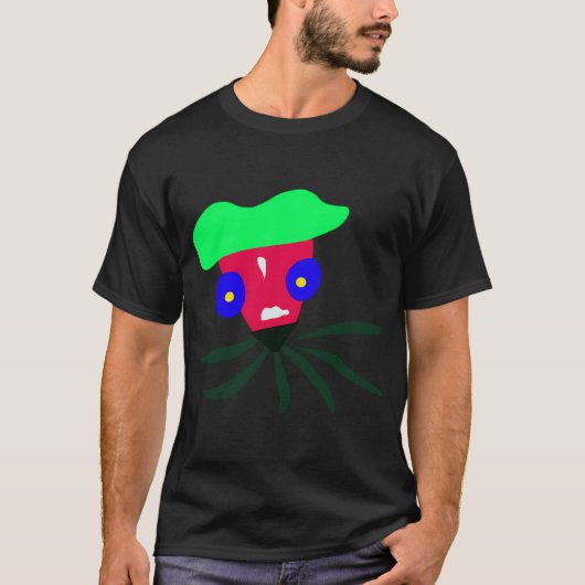 Grappige Koning Octopus T-shirt (Voorkant)