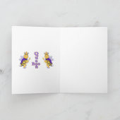 Grappige Koningin Bij Kaart (Binnen)