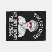 Grappige Koningin Elizabeth 4 juli kolonies zijn r Fleece Deken (Voorkant (Horizontaal))