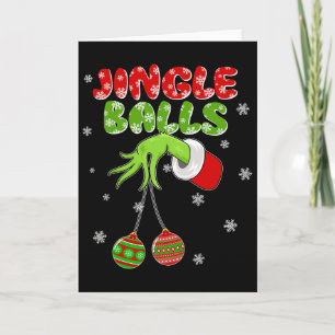 Grappige Koppels bijpassende Kerstmis Kerst Pyjama Kaart