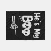 Grappige koppels Halloween bijpassende kostuums Fleece Deken (Voorkant (Horizontaal))