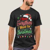 Grappige koppels kerst grap matching ik heb elke t-shirt (Voorkant)