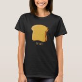 Grappige koppels toast spookachtig ontbijt duo t-shirt (Voorkant)