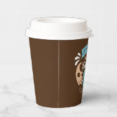 grappige kopstukken papier voor koffie papieren bekers (Rechts)