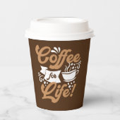 grappige kopstukken papier voor koffie papieren bekers (Voorkant)