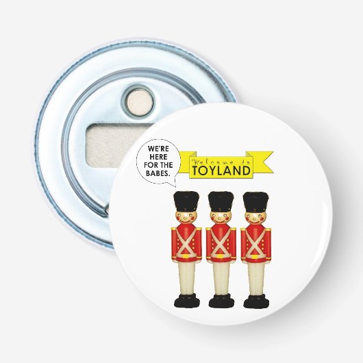 Grappige Kousenstopers Button Flesopener (Voorkant)