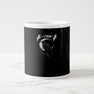Grappige Kraai Essentiële Retro Klassieker Grote Koffiekop