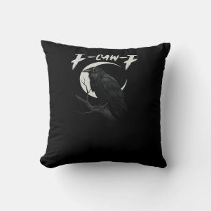 Grappige Kraai Essentiële Retro Klassieker Kussen
