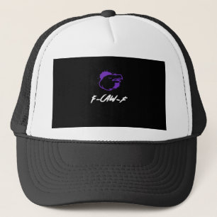 Grappige Kraai Logo F-Caw-F – Kraait Om Aandacht!  Trucker Pet