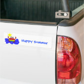 grappige krab Bumpersticker (Op Truck)
