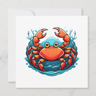 grappige-krab kaart