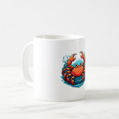 grappige-krab koffiemok (Voorkant links)