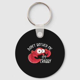 Grappige krab kostuum voor mannen vrouwen krab ete sleutelhanger