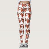 Grappige krab Leggings (Voorkant)