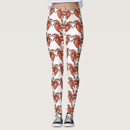 Grappige krab Leggings (Voorkant)