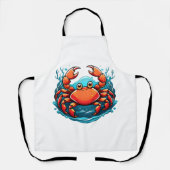 grappige-krab schort (Voorkant)