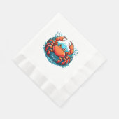 grappige-krab servet (Hoek)