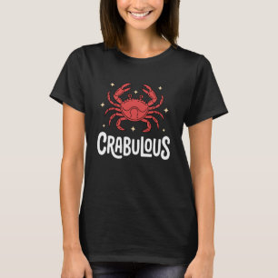 Grappige krabkunst voor mannen vrouwen kinderen kr t-shirt