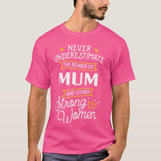 Grappige kracht van oma Mum Graphic Gift Idee T-shirt (Voorkant)
