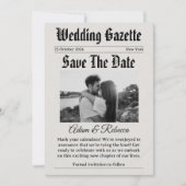 Grappige krant, bewaar de data kaart (Voorkant)