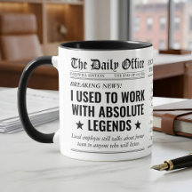 Grappige Krant Collega Vertrekt Afscheidslegendes