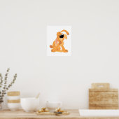 grappige krashond poster (Keuken)