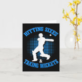 Grappige Krekel  Kaart (Gele Bloem)