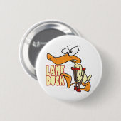 grappige kreupele eend cartoon ronde button 5,7 cm (Voorkant /achterkant)