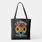 Grappige kribbage tote bag (Achterkant)