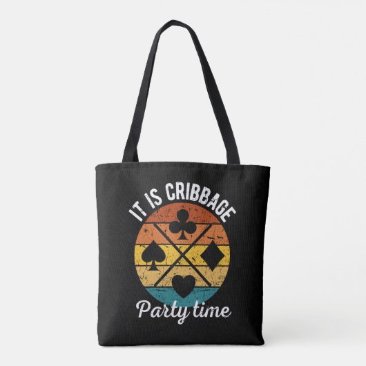 Grappige kribbage tote bag (Achterkant)