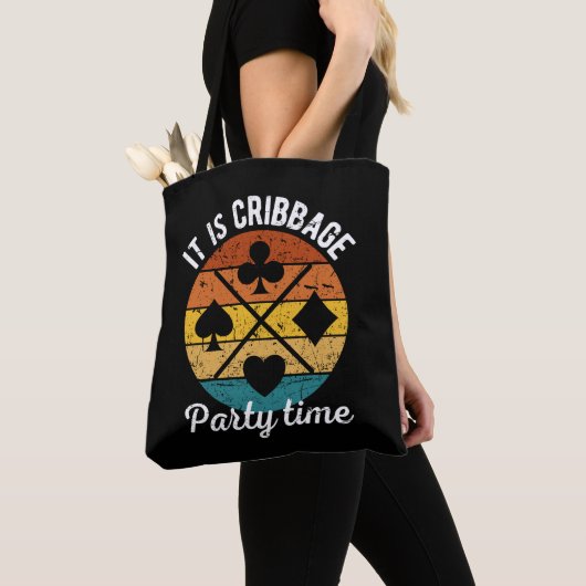 Grappige kribbage tote bag (Dichtbij)